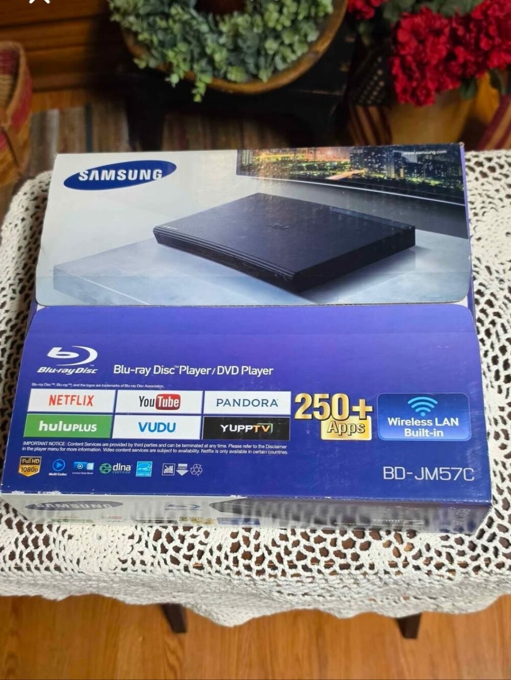 Samsung Black Blu-ray Disc Player BD-JM57C - Wireless LAN